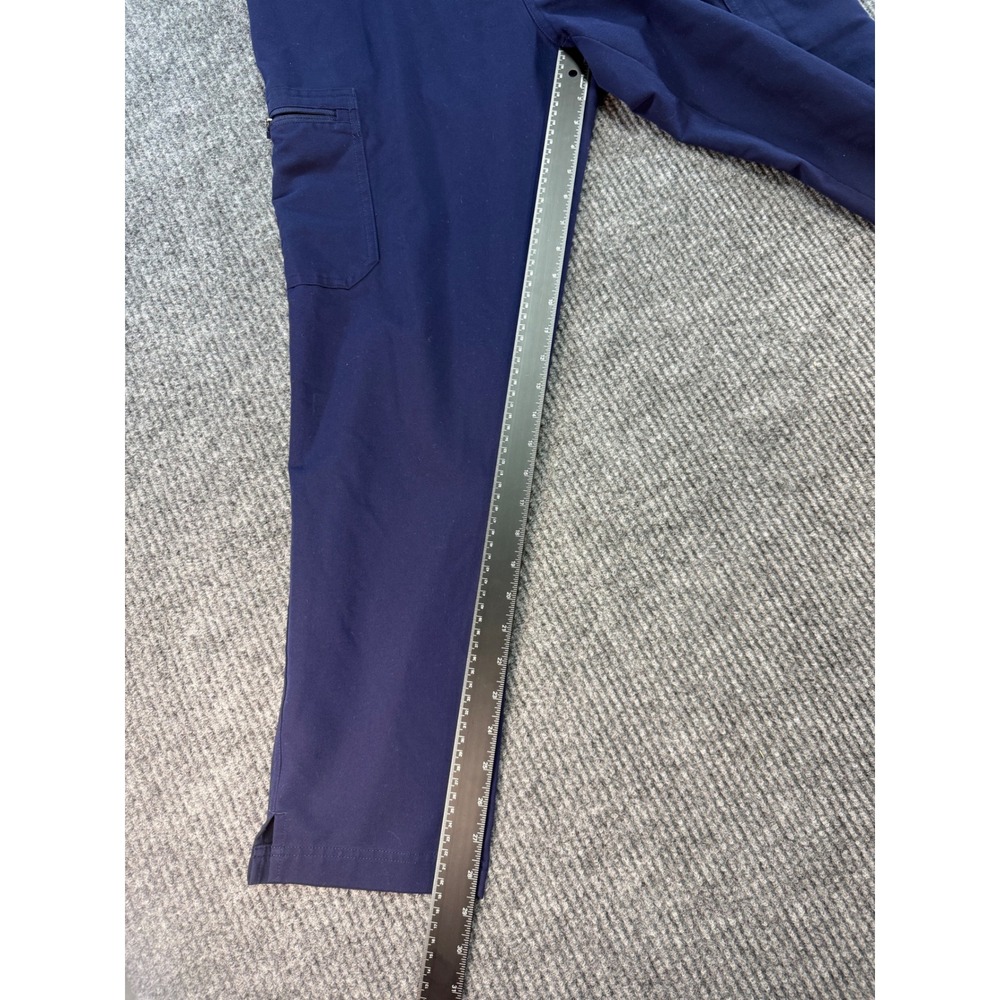 FIGS Yola Maternity Cargo Scrub Pants Navy Blue Technical Collection Size M - Picture 10 of 10